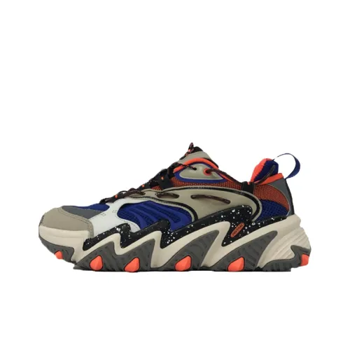 LINING Cat Paw Амортизация Износостойкий Низкий Топ Спортивная Повседневная Обувь Мужская Королевский Синий Серый