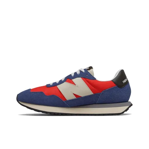New Balance NB 237 Low Топ Casual Унисекс Синий Красный