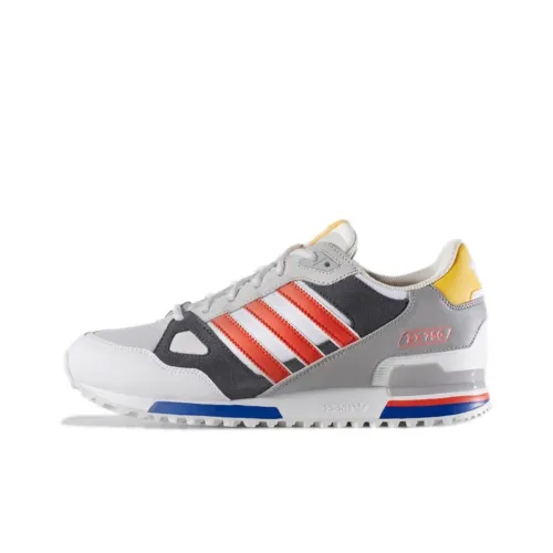 Adidas Originals ZX 750 Устойчивый к истиранию Низкий Топ Повседневная обувь Унисекс Серый Красный Черный