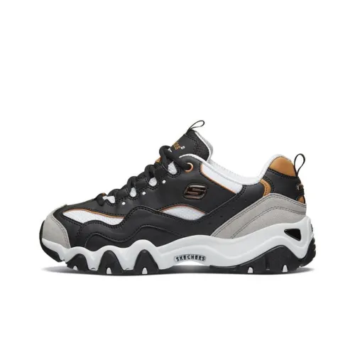 Skechers D'LITES 2,0 Low Топ Кэжуал Женский Черный