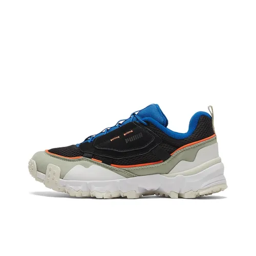 PUMA Trailfox Overland MTS Теплый TEX Overland Low Топ Повседневная обувь Унисекс Синий Черный Серый