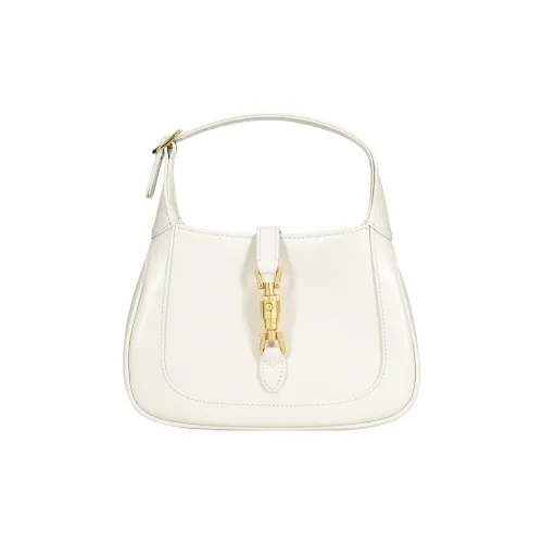 GUCCI Jackie 1961 Кожа Лунный Сумка на плечо Сумка через плечо Женская Белая