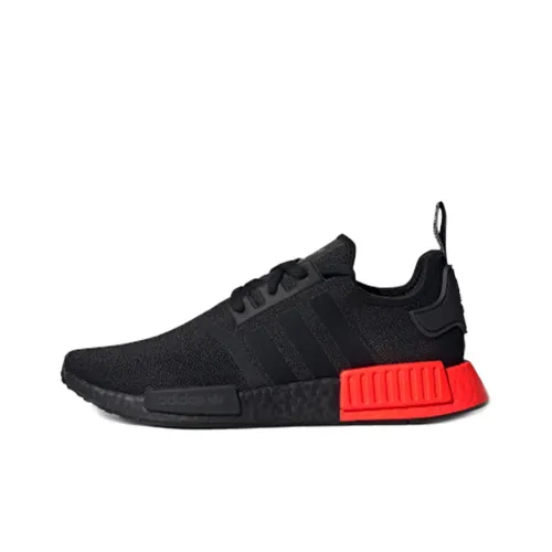 Adidas Originals NMD_R1 Амортизация Противоскользящий Поддерживающий Легкий Низкий Топ Повседневная Обувь Унисекс Черный Красный