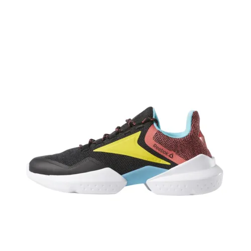 Reebok Split Fuel Low Топ Повседневная обувь Унисекс Черный Желтый