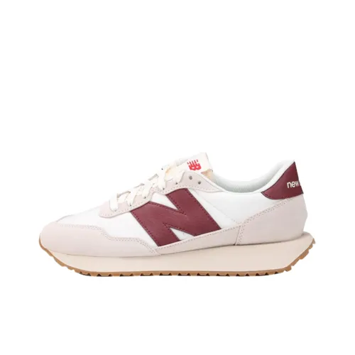 New Balance NB 237 Устойчивый к истиранию Низкий Топ Casual Унисекс Экрю