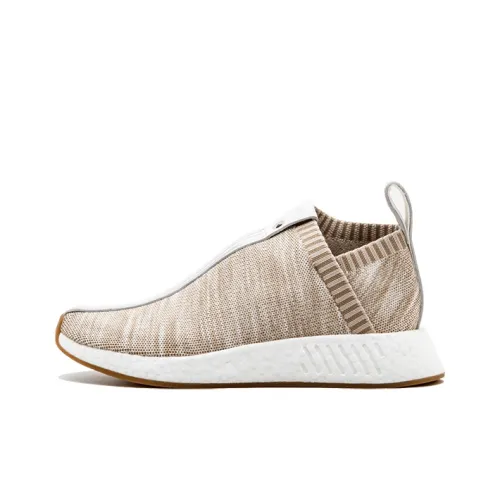 KITH Collaboration X Naked Песчаниковый x Adidas Originals NMD CS2 Нескользящий Легкий Низкий Топ Кэжуал Унисекс Light Коричневый
