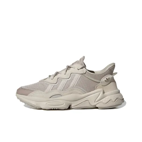 Adidas Originals Ozweego Slip Resistant And Abrasion Resistant Coating Низкий Топ Casual Женский Бежевый Желтый