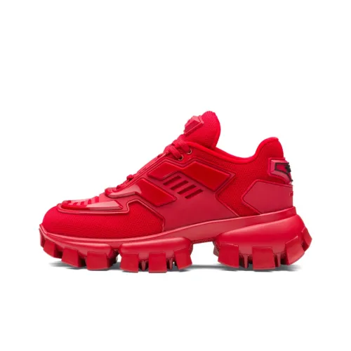 PRADA Cloudbust Thunder Low Топ Повседневная обувь Женская Красная