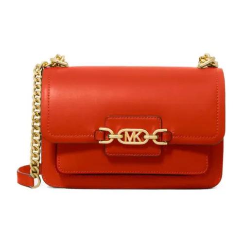 MICHAEL KORS Heather Кожа Сумка через плечо Сумка на плечо Женская Темно-оранжевая