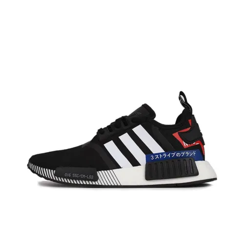 Adidas Originals NMD_R1 Slip Resistant Abrasion Resistant Низкий Топ Casual Унисекс Черный Белый