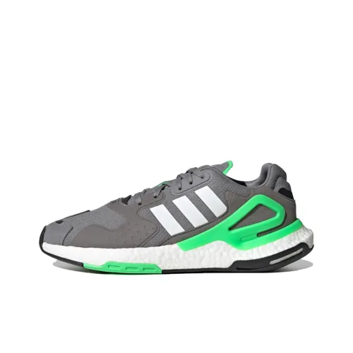 Adidas Originals Day Jogger Шокаблоки Slip-resistant Низкий Топ Casual Унисекс Серый Зеленый Белый