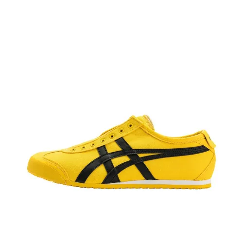 Onitsuka Tiger MEXICO 66 Slip-on Амортизация Низкий Топ Повседневная Обувь Унисекс Желтый
