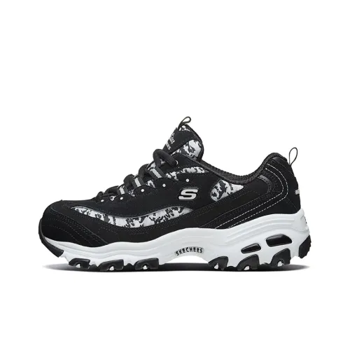 Skechers Низкий Топ Casual Женский Черный Белый