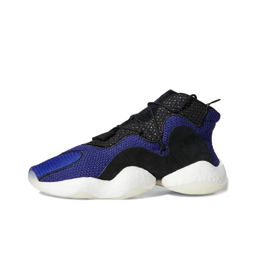 Adidas Originals Crazy BYW 1,0 Амортизация Противоскользящий Легкий MID Топ Кэжуал Унисекс Синий Черный