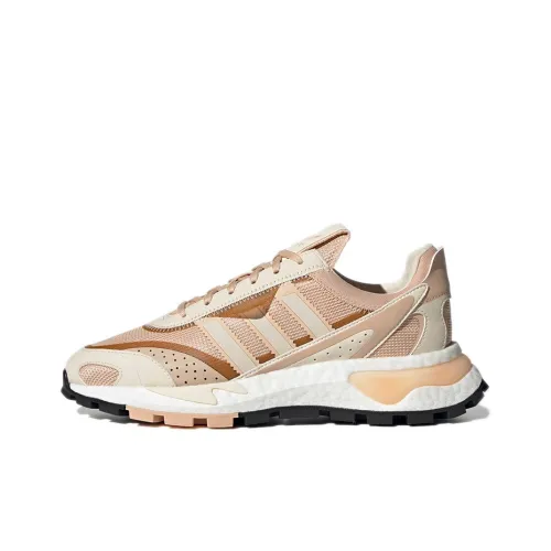 Adidas Originals Retropy P9 Slip-resistant Abrasion-resistant Low Top Casual Unisex Pink Brown Adidas Originals Retropy P9 Противоскользящий Устойчивый к истиранию Низкий Топ Повседневный Унисекс Розовый Коричневый