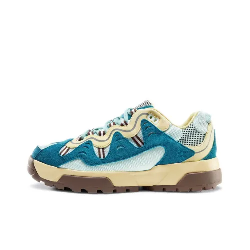 Golf Le Fleur x Converse Gianno O Low Топ Повседневная обувь Унисекс Синий Желтый