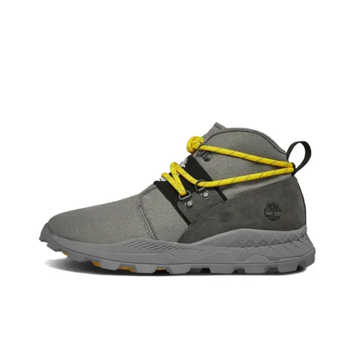 Timberland Brooklyn Collection Амортизация Износостойкий Высокий Топ Повседневная Обувь Мужская Серый Широкая Подошва