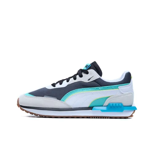 PUMA City Rider Low Топ Повседневная обувь Унисекс Серый Синий