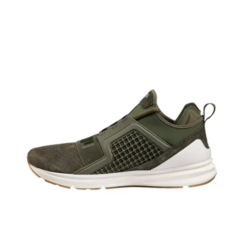 PUMA Ignite Амортизация Износостойкий Низкий Топ Casual Мужской Зеленый