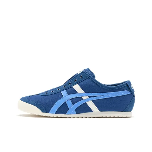 Onitsuka Tiger MEXICO 66 Амортизация Дышащий And Широкий Низкий Топ Повседневная Обувь Унисекс Синий