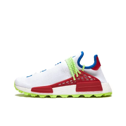 PHARRELL X NERD x adidas originals NMD Human Race Trail Shock Absorbers Slip-Resistant Low Top Повседневная обувь Мужская Белая