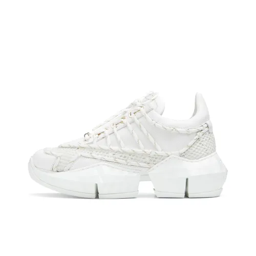 Jimmy Choo Diamond Lightweight Low Top Повседневная обувь Женская Белая