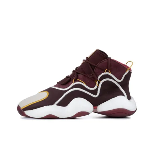 Eric Emanuel x adidas originals Crazy BYW 1,0 Нескользящий Легкий Высокий Топ Повседневный Унисекс Бордовый