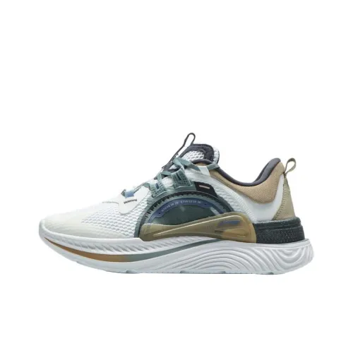 LINING Spark Низ Резистентный к истиранию Низкий Топ Спортивная Повседневная Обувь Мужская Белый