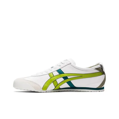 Onitsuka Tiger MEXICO 66 Slip-resistant Low Top Повседневная обувь Унисекс Зеленый Синий