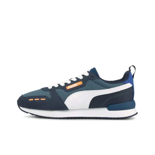 PUMA R78 Low Топ Casual Унисекс Синий Белый Оранжевый
