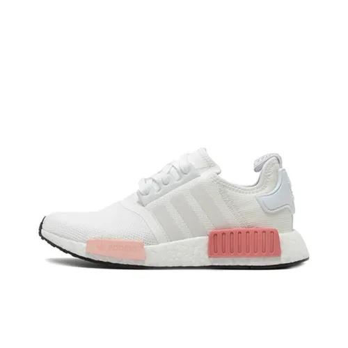 Adidas Originals NMD_R1 Белый Розовый Без подкладки Легкий Низкий Топ Повседневный Женские Белый Розовый
