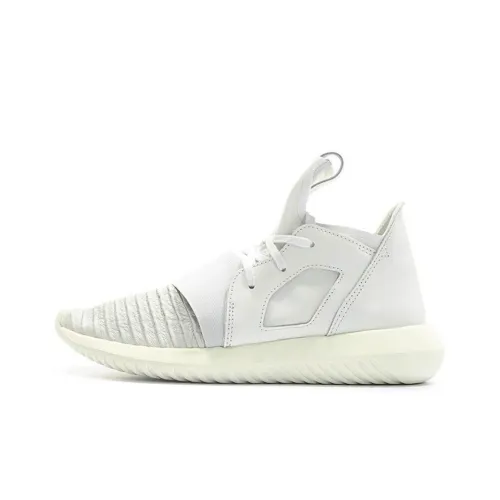 Adidas Originals Tubular Defiant Износостойкий MID Топ Кэжуал Женские Белые