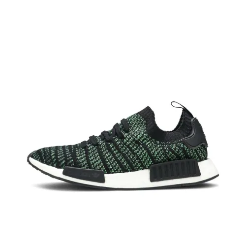 Adidas Originals NMD_R1 STLT Stealth Pack Noble Green Non Slip Lightweight Low Top Casual Unisex Green Black -> Adidas Originals NMD_R1 STLT Stealth Pack Noble Зеленый Без Slip Легкий Низкий Топ Повседневный Унисекс Зеленый Черный