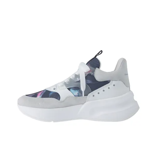 Alexander McQueen Низкий топ Повседневная обувь Мужская Белый Серый