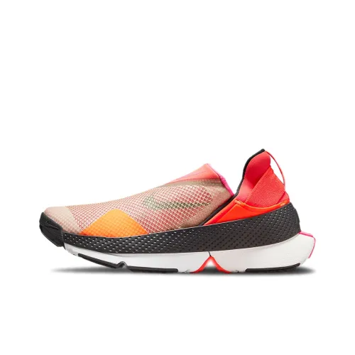 Nike Go FlyEase Амортизация Низкий Топ Повседневная Обувь Унисекс Черный Оранжевый