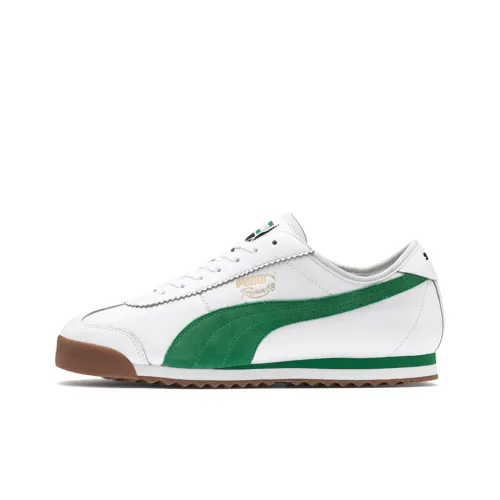 PUMA Roma Low Топ Casual Унисекс Белый Зеленый