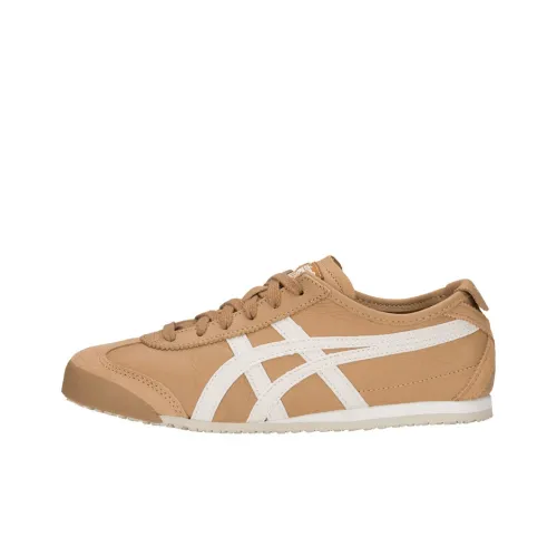 Onitsuka Tiger MEXICO 66 Противоскользящий устойчивый к истиранию низкий топ повседневная обувь унисекс земляной желтый