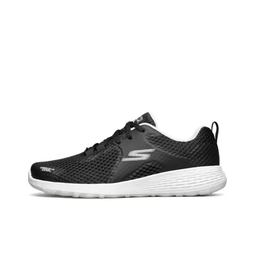 Skechers GO WALK Cool Low Top Повседневная обувь Женская Черный Белый
