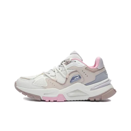 LINING Reverse Fantasy Low Топ Спортивная Повседневная Обувь Женская Розовая Белая