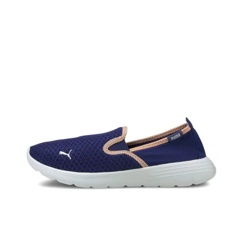 PUMA Flex Series Renew Slip-On Амортизация Устойчивый к истиранию Дышащий Низкий Топ Повседневная обувь Мужская Синий