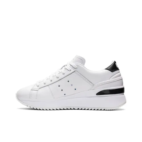 Onitsuka Tiger LawnShip Шокабойеры Противоскользящие Устойчивые к истиранию Низкий Топ Повседневная Обувь Унисекс Белый