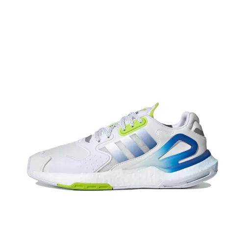 Adidas Originals Day Jogger Slip-resistant Abrasion-resistant Low Top Casual Unisex White Blue Adidas Originals Day Jogger Противоскользящий Устойчивый к истиранию Низкий Топ Повседневный Унисекс Белый Синий