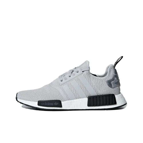 Adidas Originals NMD_R1 Нескользящий Легкий Низкий Топ Повседневный Унисекс Камуфляж Серый