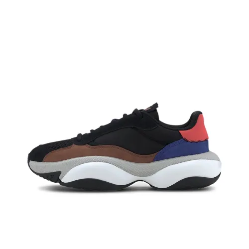 PUMA ALTERATION Премиум Кожа Низкий Топ Повседневная Обувь Унисекс Черный Синий