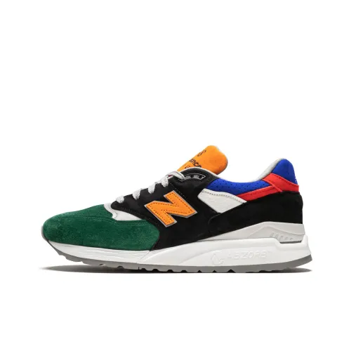 New Balance NB 998 Todd Snyder Midnight City Амортизирующие кроссовки для бега низкий топ мужские черный зеленый