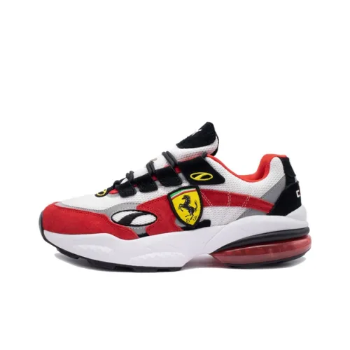 Ferrari X PUMA CELL Series Cell Venom 'Белый' Низкий Топ Повседневная Обувь Мужская Красная