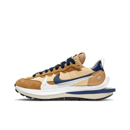 Sacai совместный бренд x Nike VaporWaffle Low Топ Кэжуал Унисекс Хаки