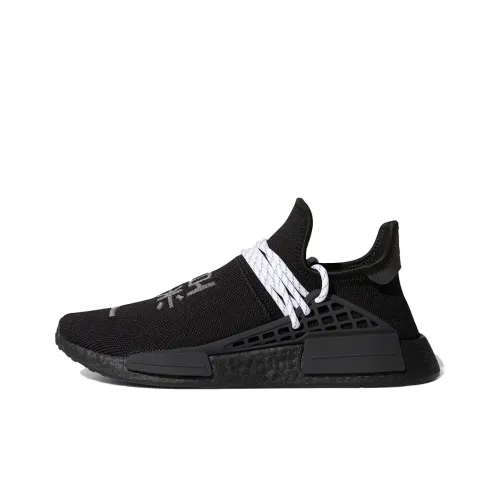 Pharrell Williams x Adidas Originals Pharrell Hu Дышащий Низкий Топ Спортивная Повседневная Обувь Унисекс Черный