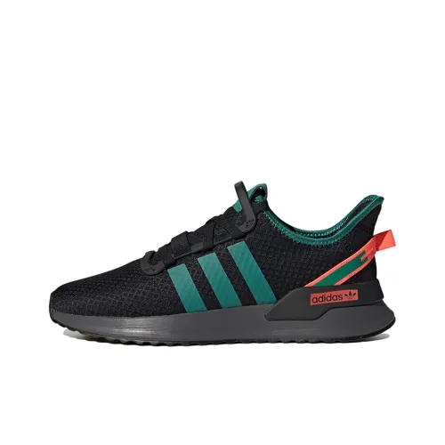 Adidas Originals U_Path Run Slip-resistant Abrasion-resistant Low Top Casual Men's Black Green Adidas Originals U_Path Run Противоскользящий Устойчивый к истиранию Низкий Топ Повседневный Мужской Черный Зеленый
