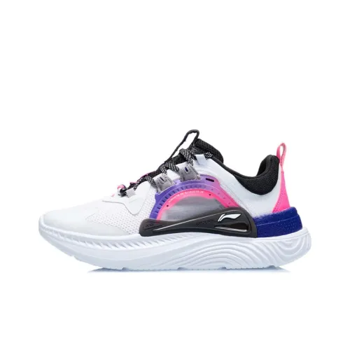 LINING Spark Низкий Топ Casual Женский Розовый Черный Белый